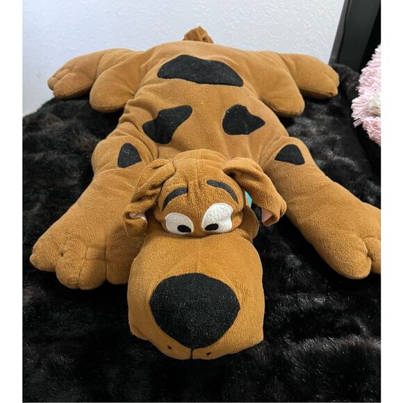 Vintage Crown Crafts Scooby-Doo Jumbo Flat Pillow Plush Dog 36”
